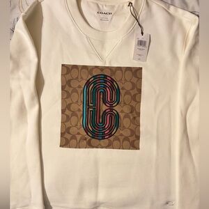 Coach Signature C Logo Sweatshirt-RARE-NWT